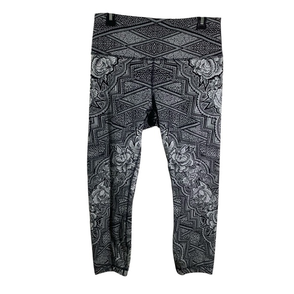 lululemon athletica Pants - Lululemon Wunder Under High Rise Tight Ice Grey Black
